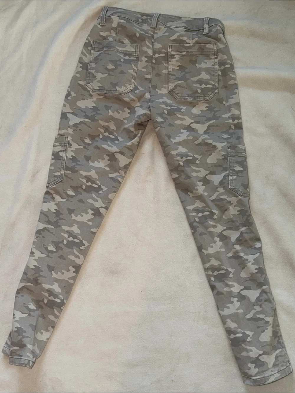 Banana Republic Women’s Skinny Camo Jeans - Gray & Beige